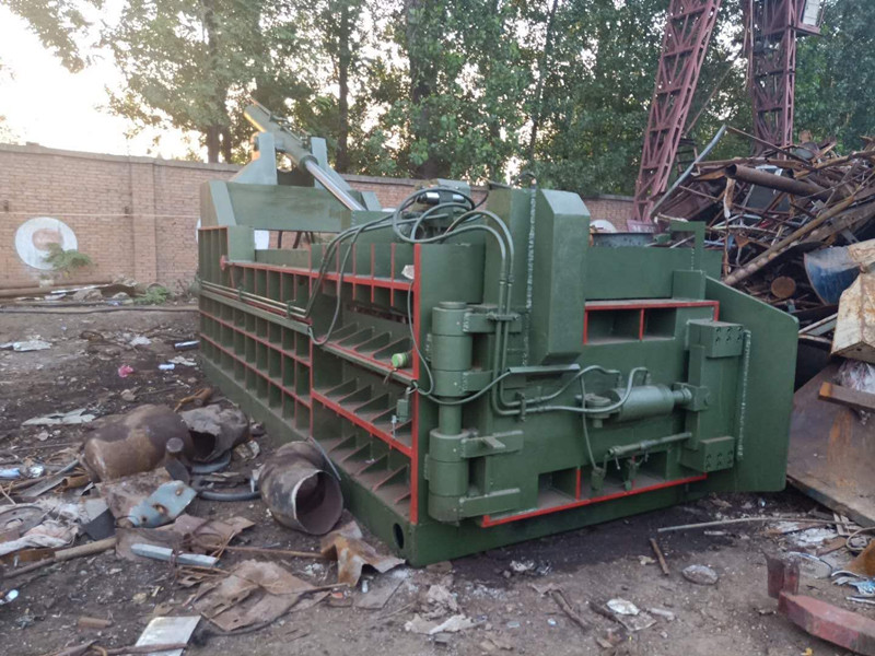 豐台315噸金屬打包機安裝現場